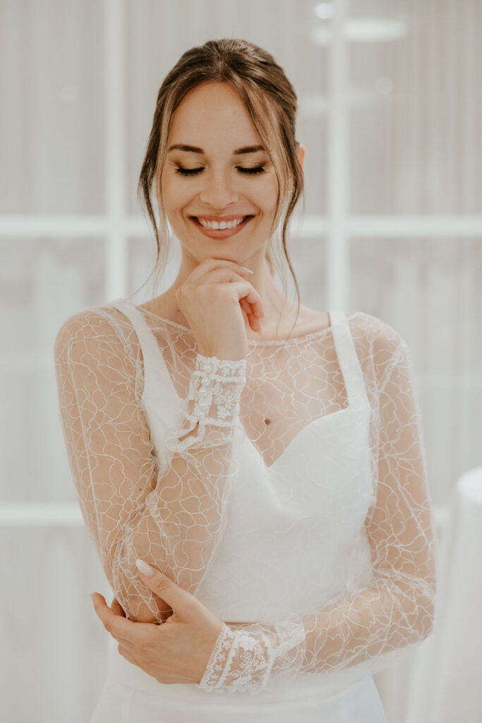 cleanes Brautoutfit